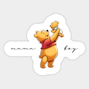 mama boy Sticker